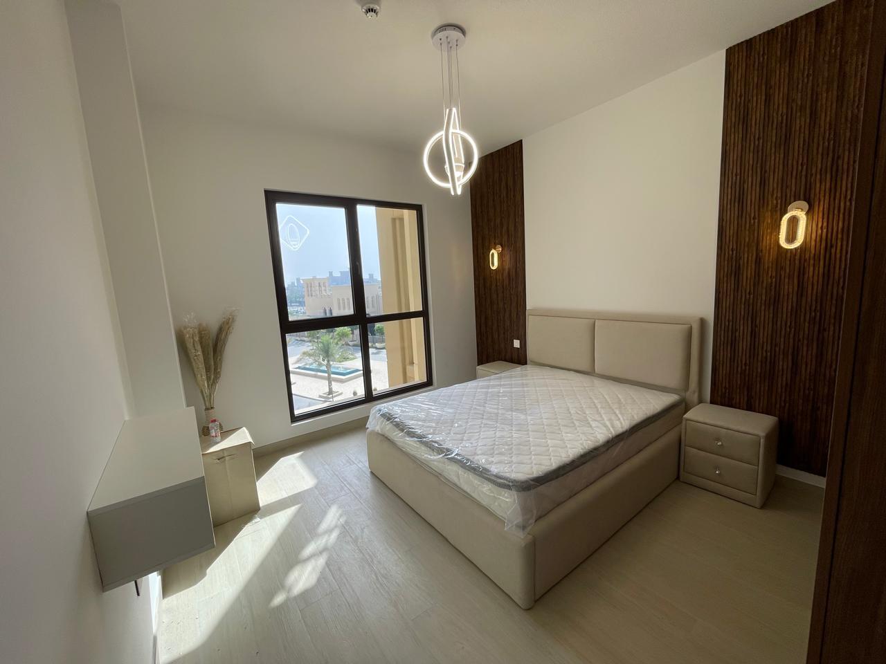 Minimalist Modern Bedroom with Wood Slat Accent Wall