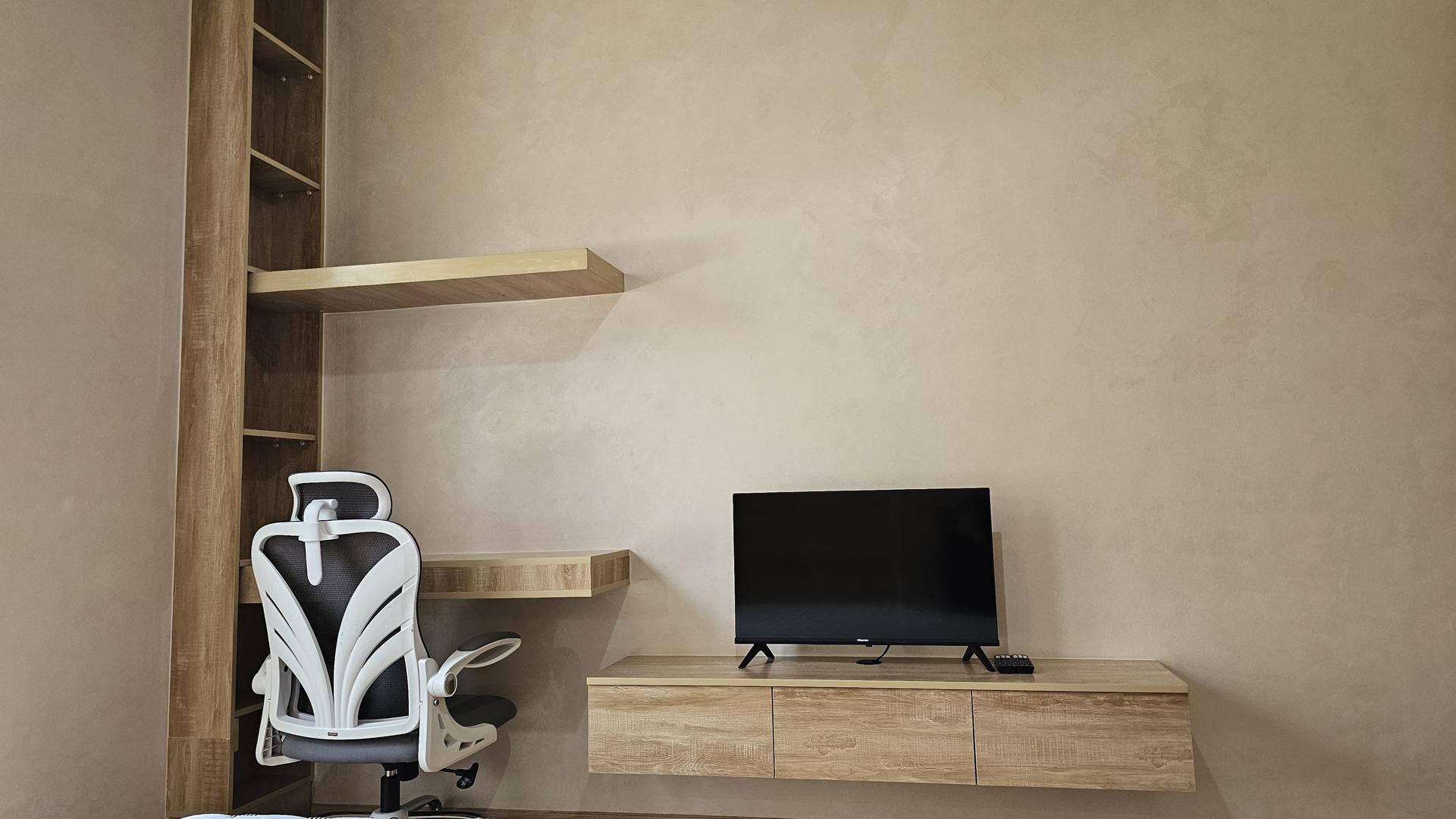 Modern Minimalist Home Office Study Desk Setup