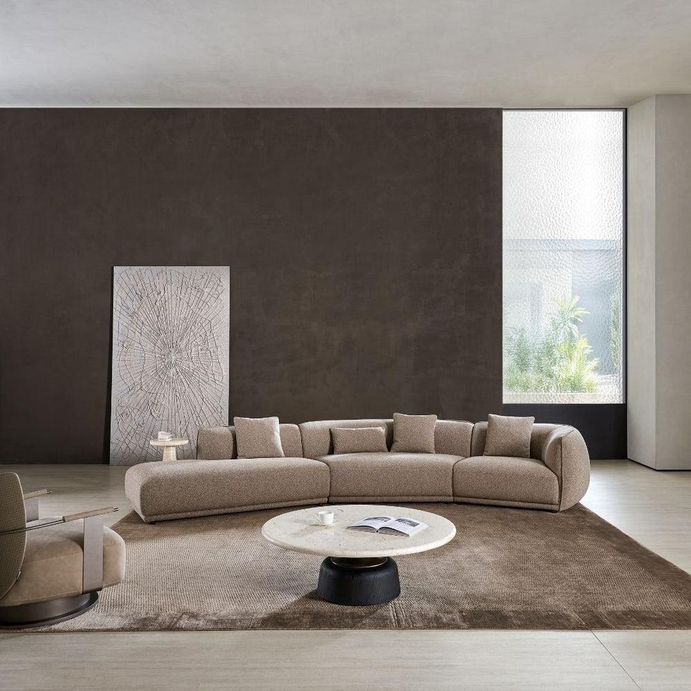 Contemporary Curved Modular Sofa view 2