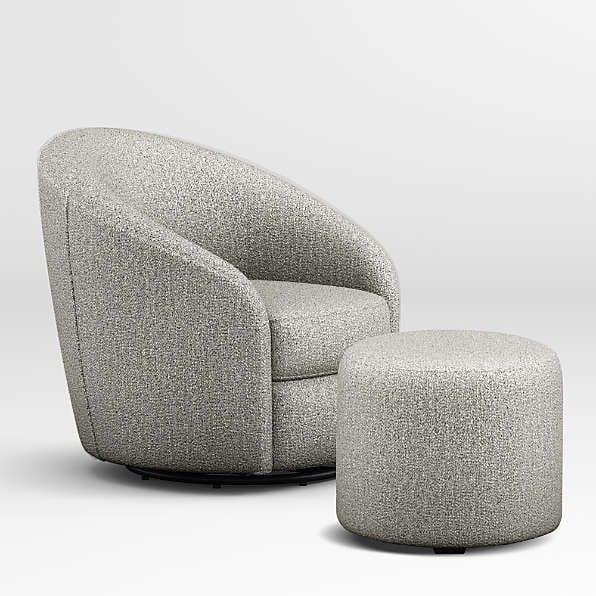 Modern Boucle Lobby Chair view 7