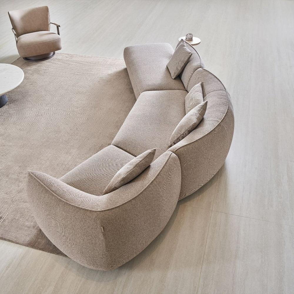 Contemporary Curved Modular Sofa view 1