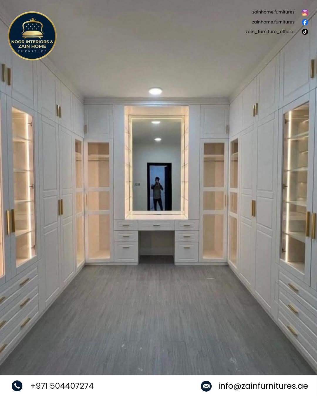 Luxury Walk-in Wardrobe and Dressing Room Design