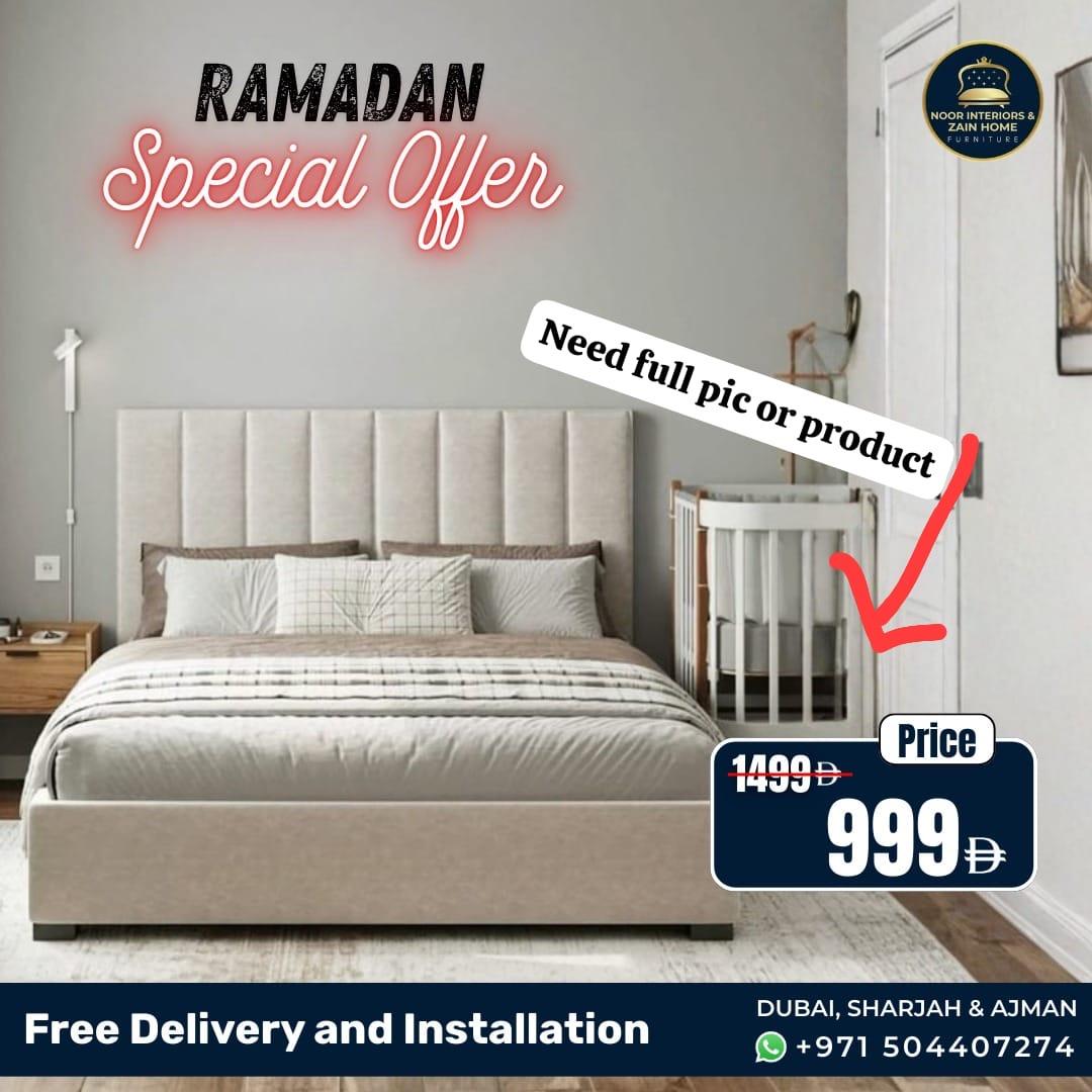 Ramadan Special Offer Bed and Crib Set
