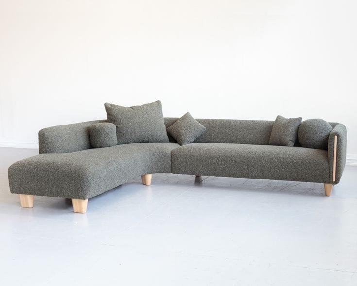 Modern Curved Sofa view 2