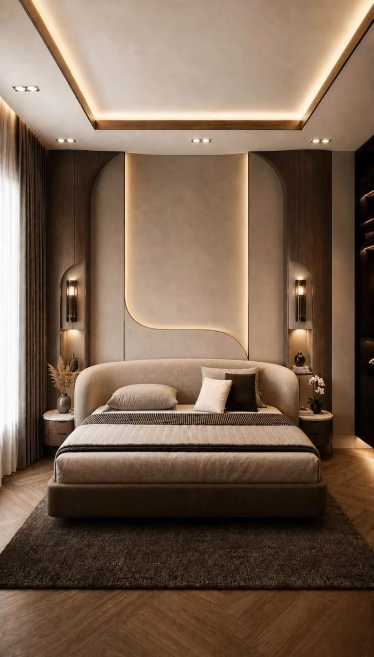 Luxury Bedroom Interiors view 7