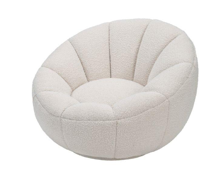 Modern Boucle Lobby Chair view 4