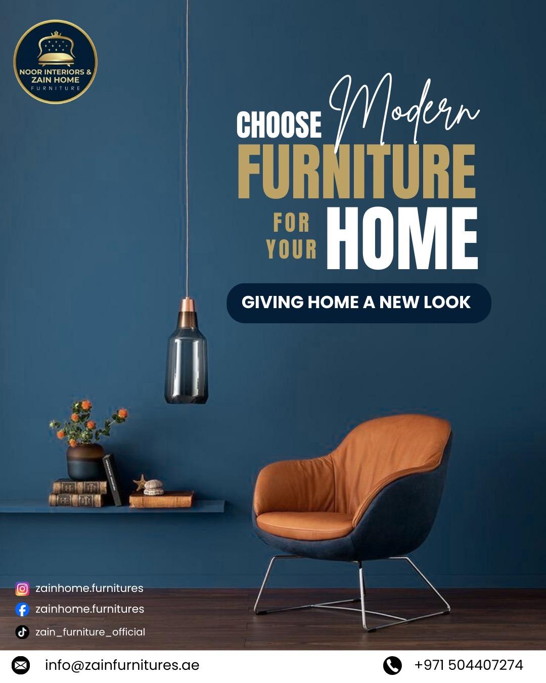 Zain Furniture Modern Home Furniture Advertisement