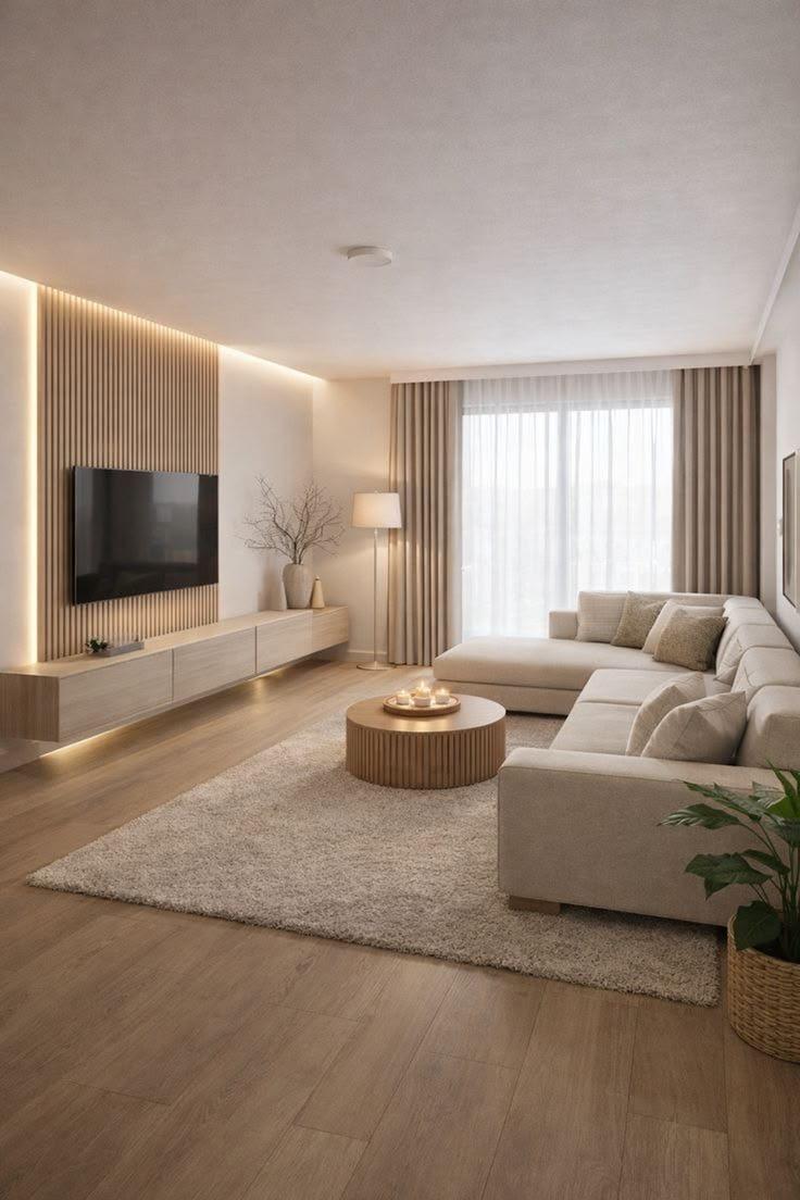 Modern TV Wall Panel view 4