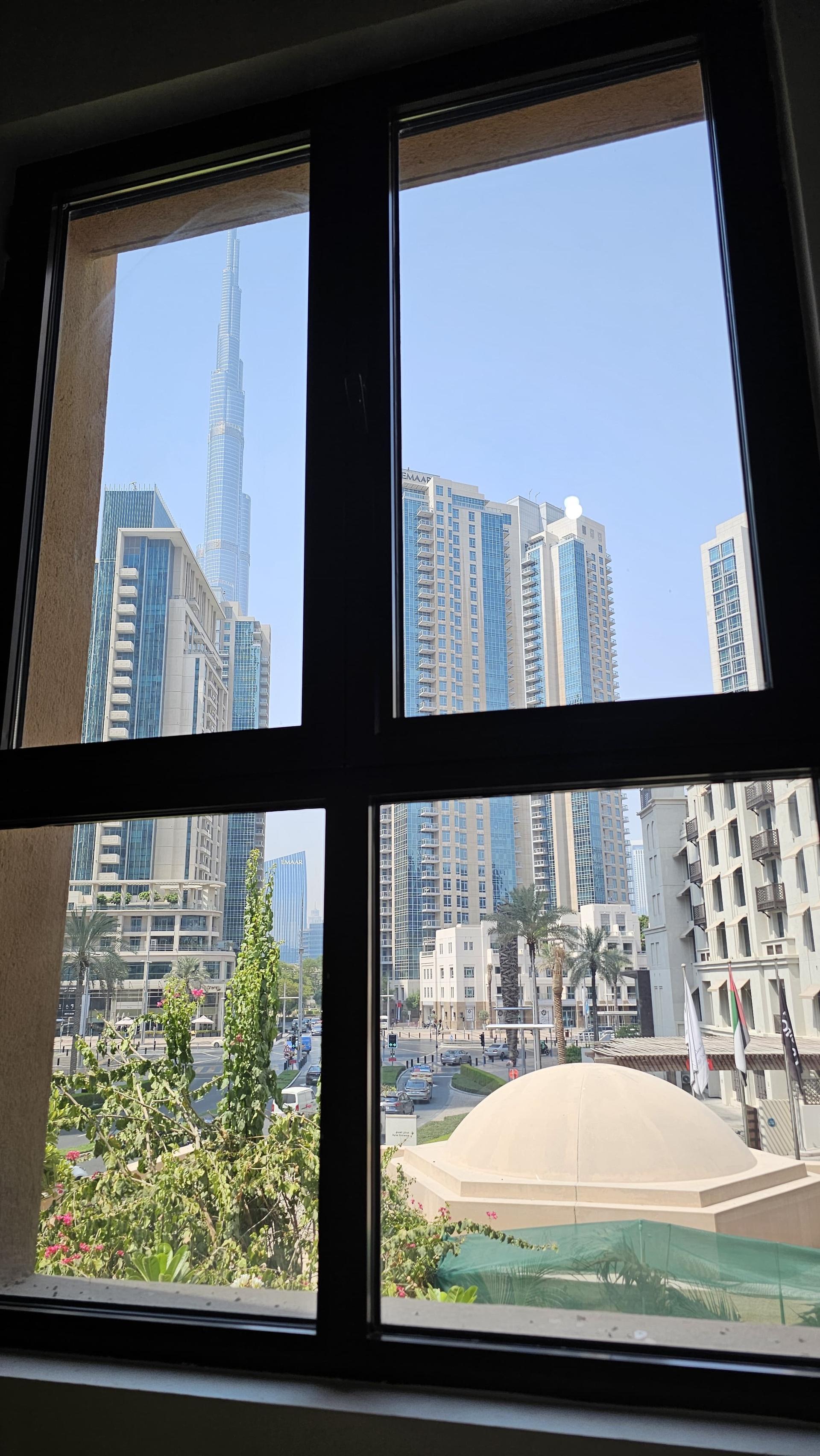 Dubai Burj Khalifa Window View