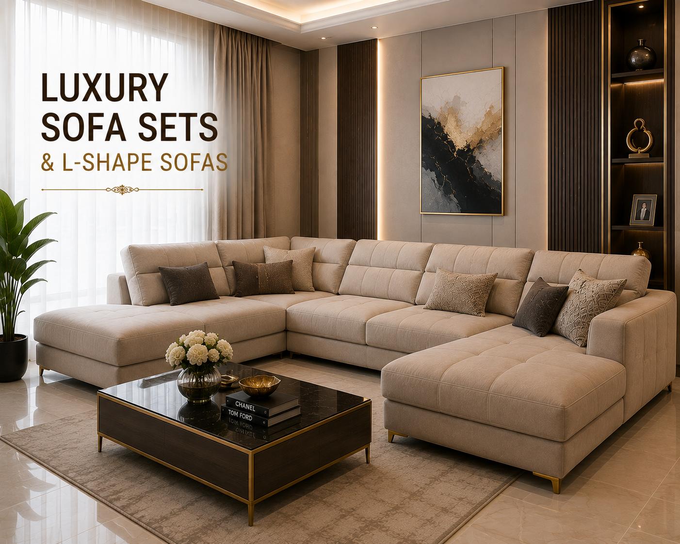 Luxury Sofa Sets & L-Shape Sofas