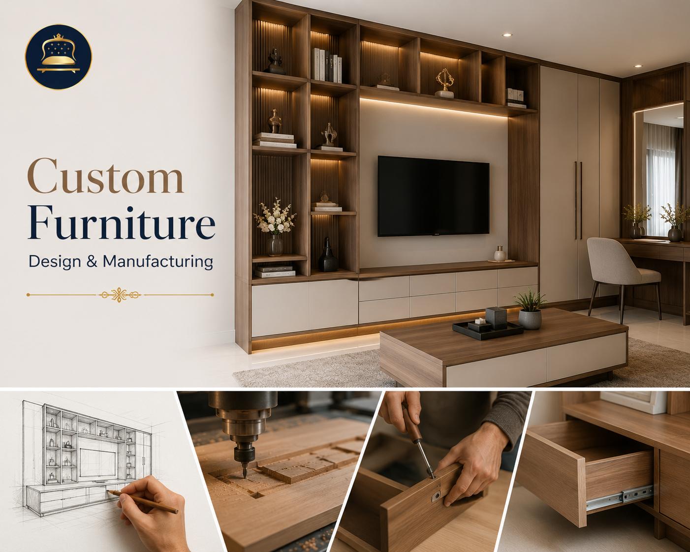 Custom Furniture Design & Manufacturing